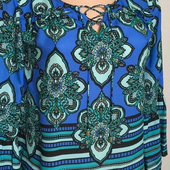 New. Kari Blue blouse. NWOT - Picture 5 of 6